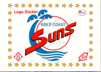 1989 Pacific Senior League Logo Stickers Gold Coast Suns Logo Sticker #NNOA