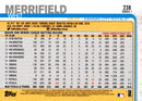 2019 Topps Whit Merrifield
