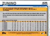 2019 Topps Update Mike Zunino #US289