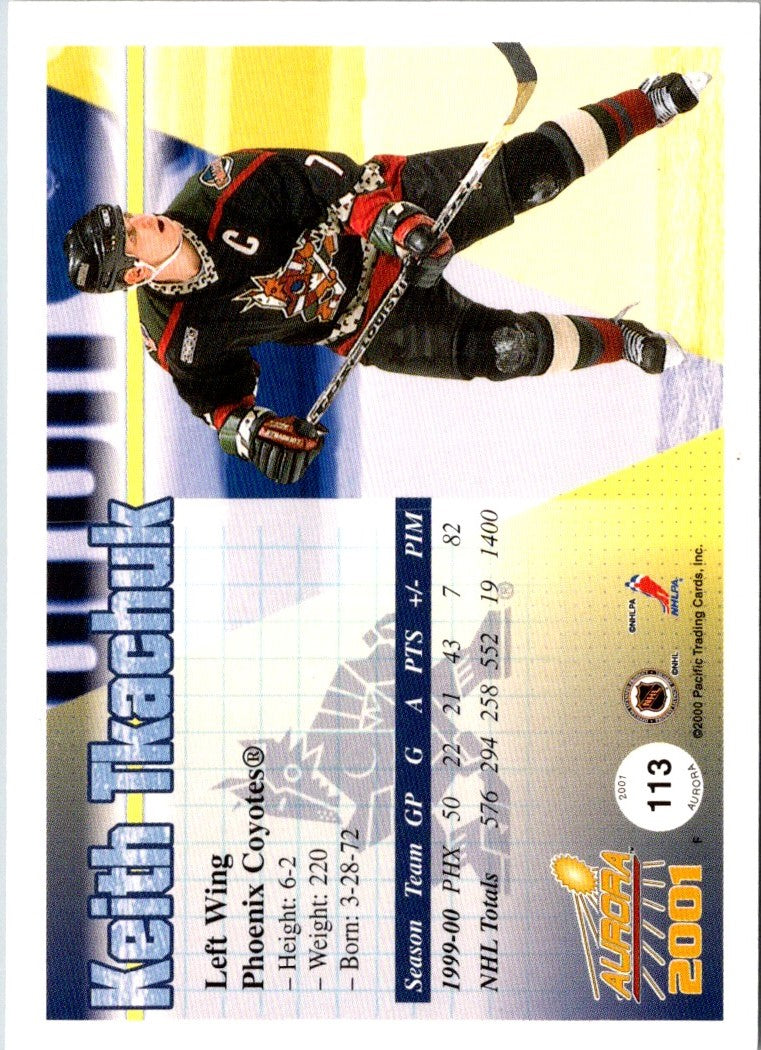 2000 Pacific Aurora Keith Tkachuk