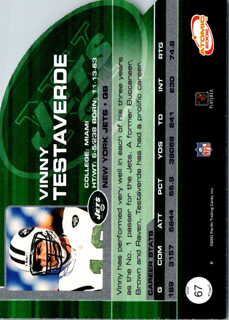 2001 Pacific Vinny Testaverde