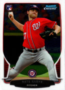 2013 Bowman Chrome Nathan Karns