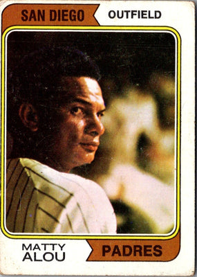1974 Topps Matty Alou #430