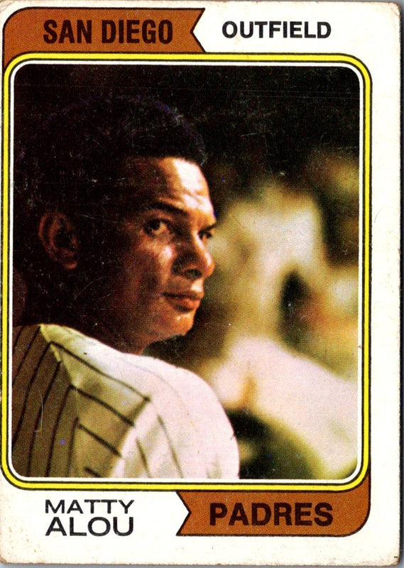 1974 Topps Matty Alou #430