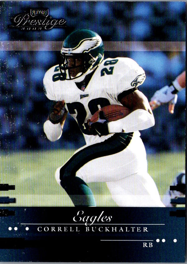 2002 Playoff Prestige Correll Buckhalter #108
