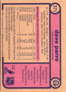 1982 O-Pee-Chee Dave Parro