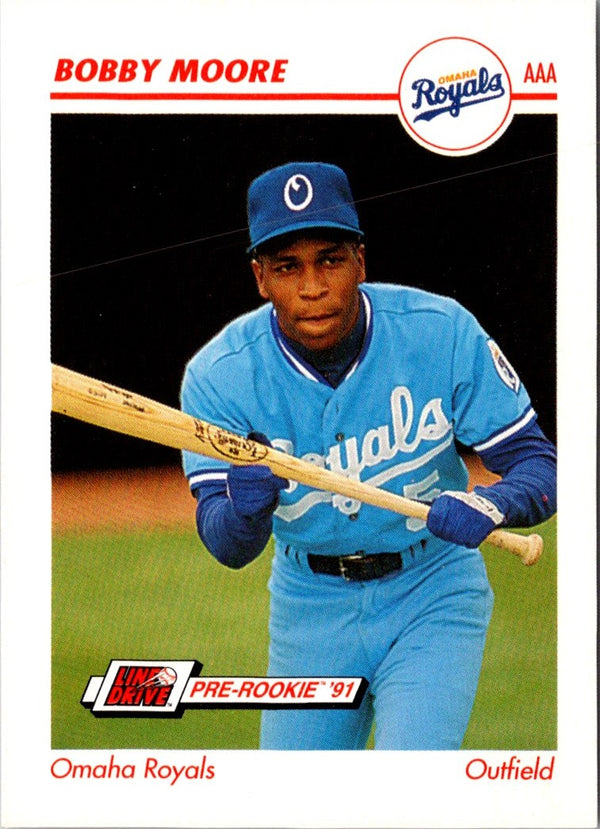 1991 Line Drive AAA Bobby Moore #343