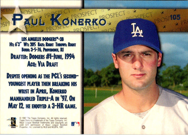 1997 Topps Stars Paul Konerko