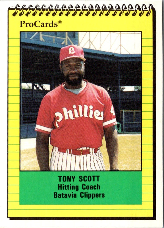 1991 ProCards Tony Scott #3502