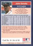 1990 Starline Long John Silver John Smoltz