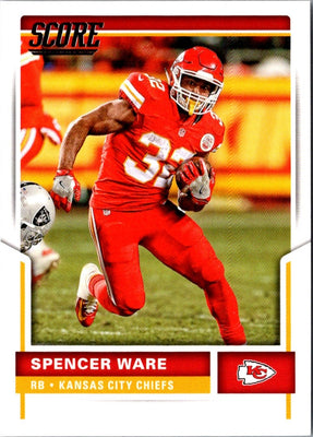 2017 Score Spencer Ware #122
