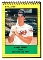 1991 ProCards Monty Fariss #184