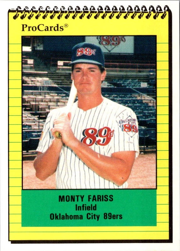 1991 ProCards Monty Fariss #184