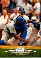 1998 Mother's Cookies Los Angeles Dodgers Charles Johnson #7