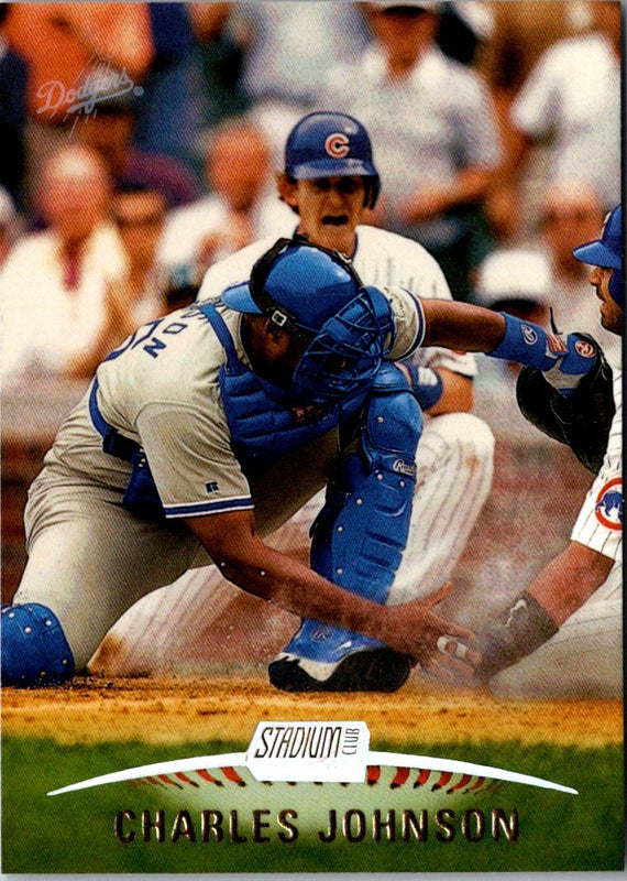 1998 Mother's Cookies Los Angeles Dodgers Charles Johnson #7