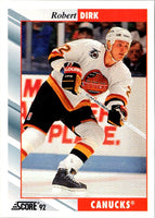 1992 Score Robert Dirk #279