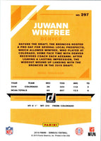 2019 Donruss Juwann Winfree #297 Rookie