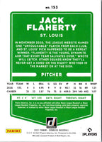 2021 Donruss Jack Flaherty #153