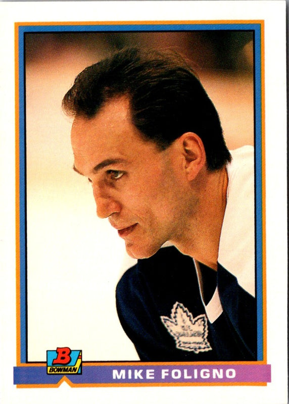 1991 Bowman Mike Foligno #169