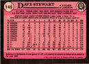 1989 O-Pee-Chee Dave Stewart