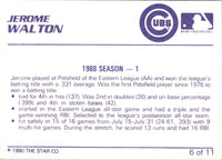 1990 Star Jerome Walton #6