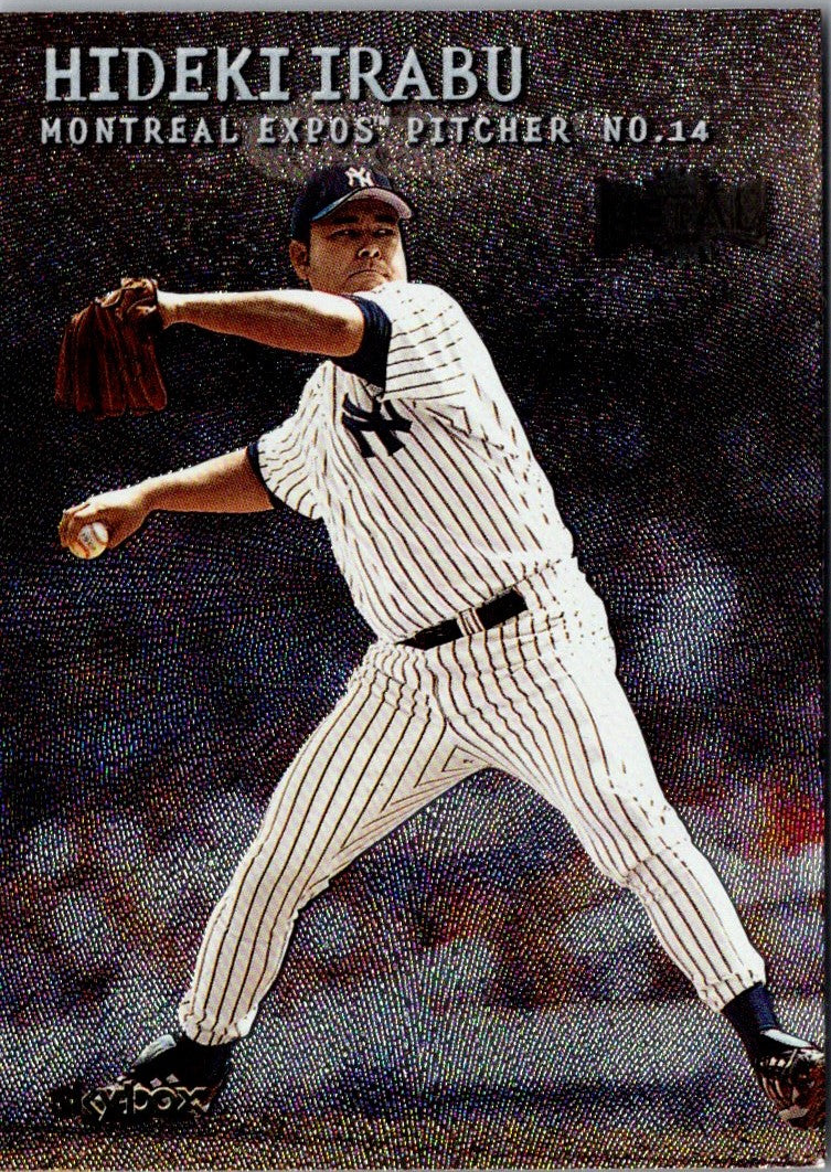 1999 Danbury Mint 22k Yankees 1998 World Champions Hideki Irabu