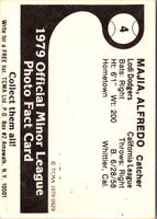 1979 TCMA Lodi Dodgers Alfredo Mejia #4