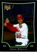 2009 Bowman Draft Picks & Prospects Jorge Padilla