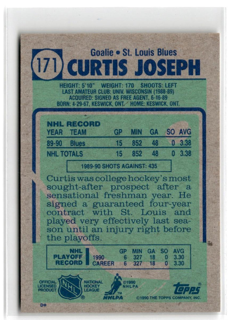 1990 Topps Curtis Joseph