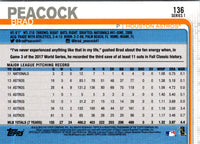 2019 Topps Brad Peacock #136