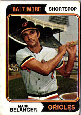 1974 Topps Mark Belanger #329