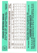 1984 Donruss Craig Swan