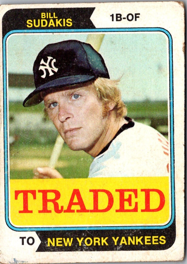 1974 Topps Traded Bill Sudakis