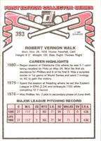 1981 Donruss Bob Walk #393 Rookie
