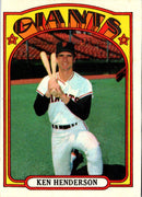 1972 Topps Ken Henderson