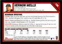 2007 Bowman Vernon Wells #195