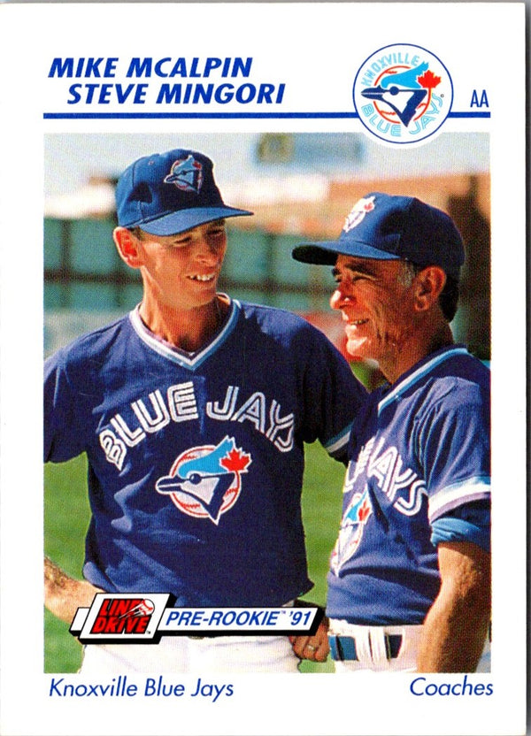 1991 Line Drive AA Mike McAlpin/Steve Mingori #375