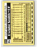 1990 Topps Tiffany Dwight Smith