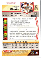 2005 Topps Total Ryan Klesko #415