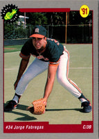1991 Classic Draft Picks Jorge Fabregas #30
