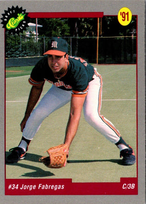 1991 Classic Draft Picks Jorge Fabregas #30