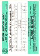 1984 Donruss Pete Ladd