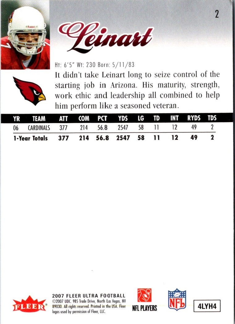 2006 Ultra Matt Leinart