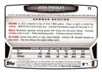 2013 Bowman Draft Picks & Prospects Josh Phegley #15 Rookie