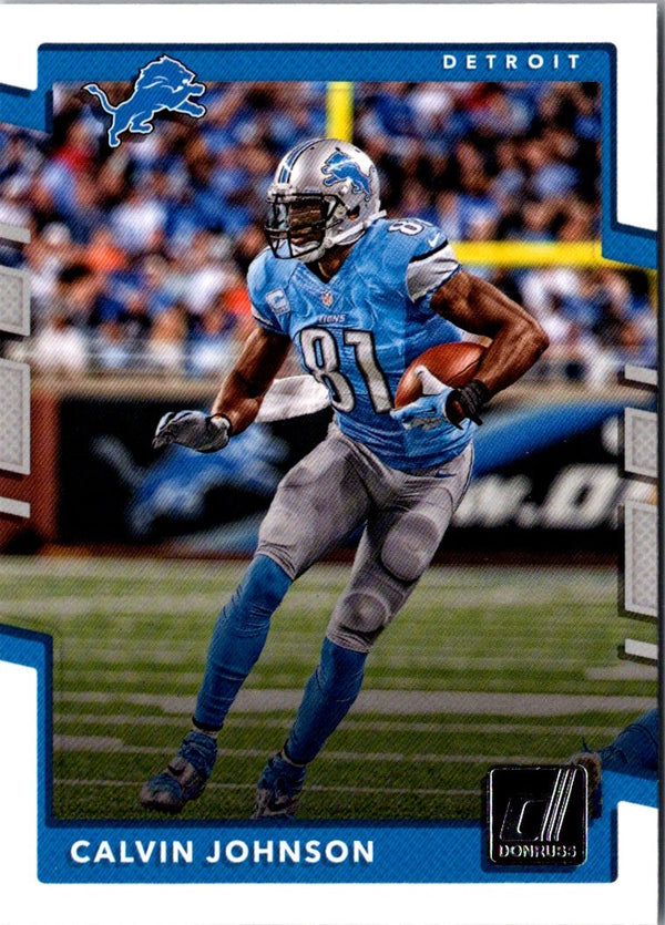 2017 Donruss Certified Cuts Contemporaries Dual Memorabilia Matthew Stafford/Calvin Johnson #3