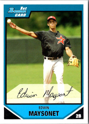 2007 Bowman Prospects Edwin Maysonet #BP33
