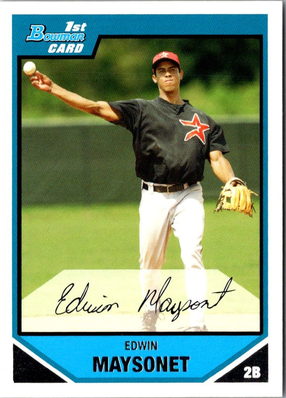 2007 Bowman Prospects Edwin Maysonet #BP33