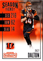 2016 Panini Contenders Andy Dalton #80