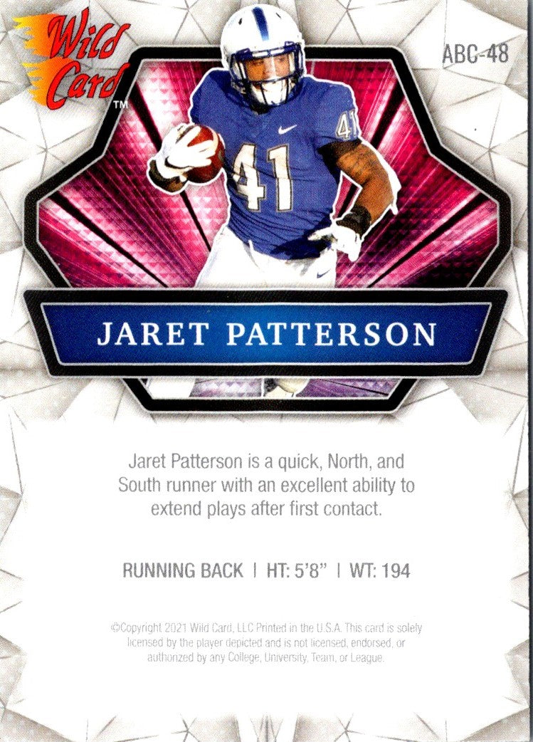 2021 Wild Card Jaret Patterson