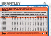 2019 Topps Michael Brantley #51